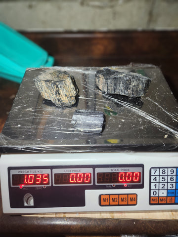 Raw Black Tourmaline